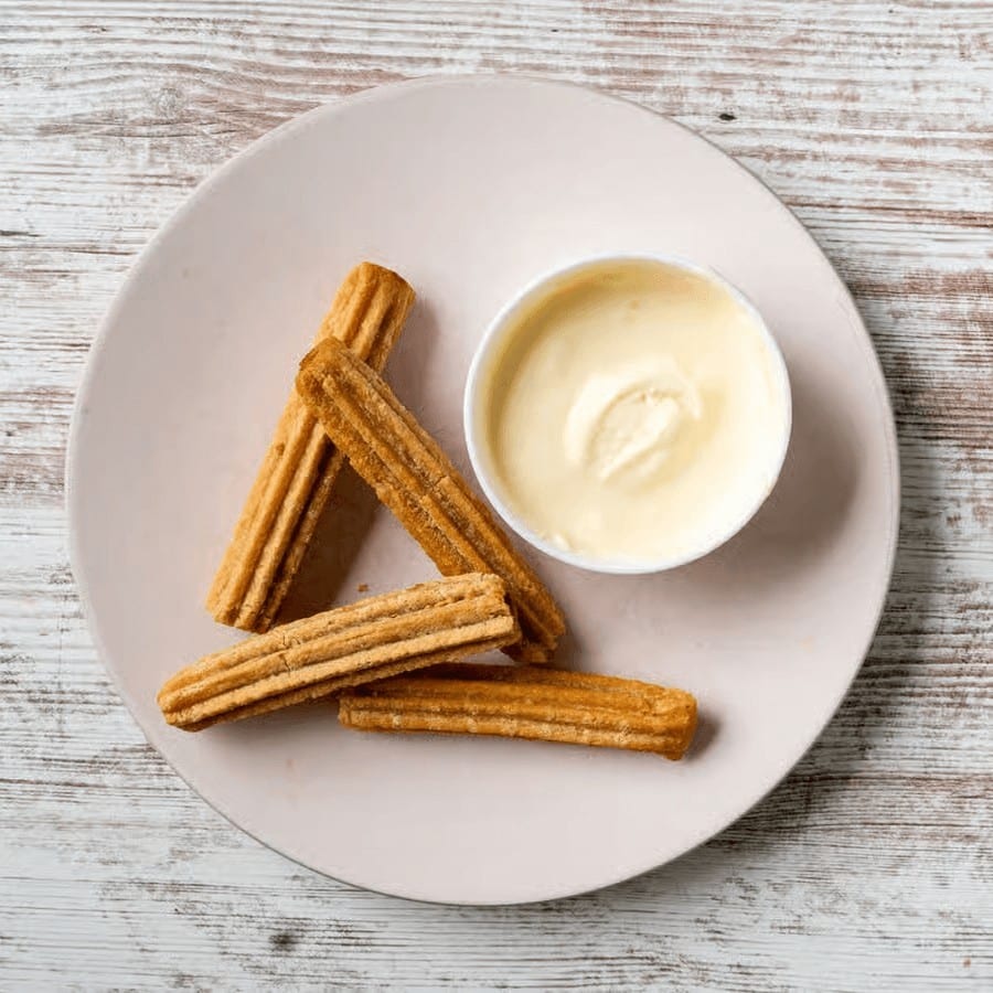 Churros with Ice Cream.
