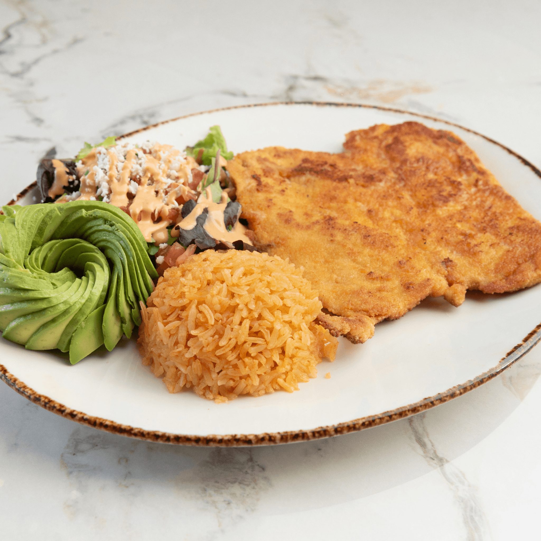 Chicken Milanesa.
