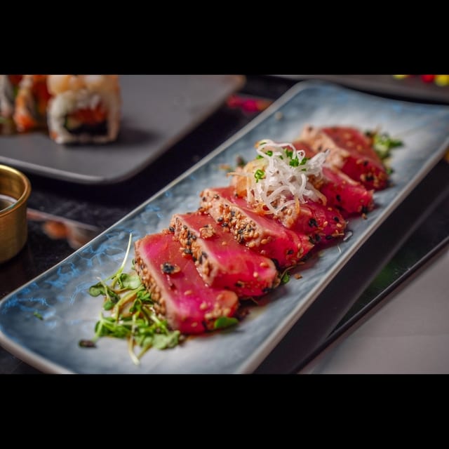 Seared Tuna Tataki Salad.